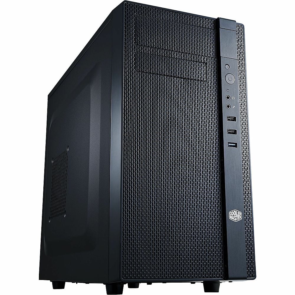 Cooler Master - NSE-200-KKN1 Micro ATX/Mini ITX Mini-tower Case - Midnight Black
