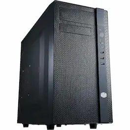 Cooler Master - NSE-200-KKN1 Micro ATX/Mini ITX Mini-tower Case - Midnight Black