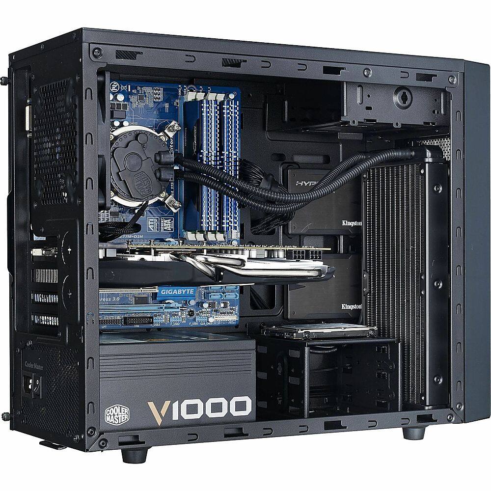 Alt View 21. Cooler Master - NSE-200-KKN1 Micro ATX/Mini ITX Mini-tower Case - Midnight Black.