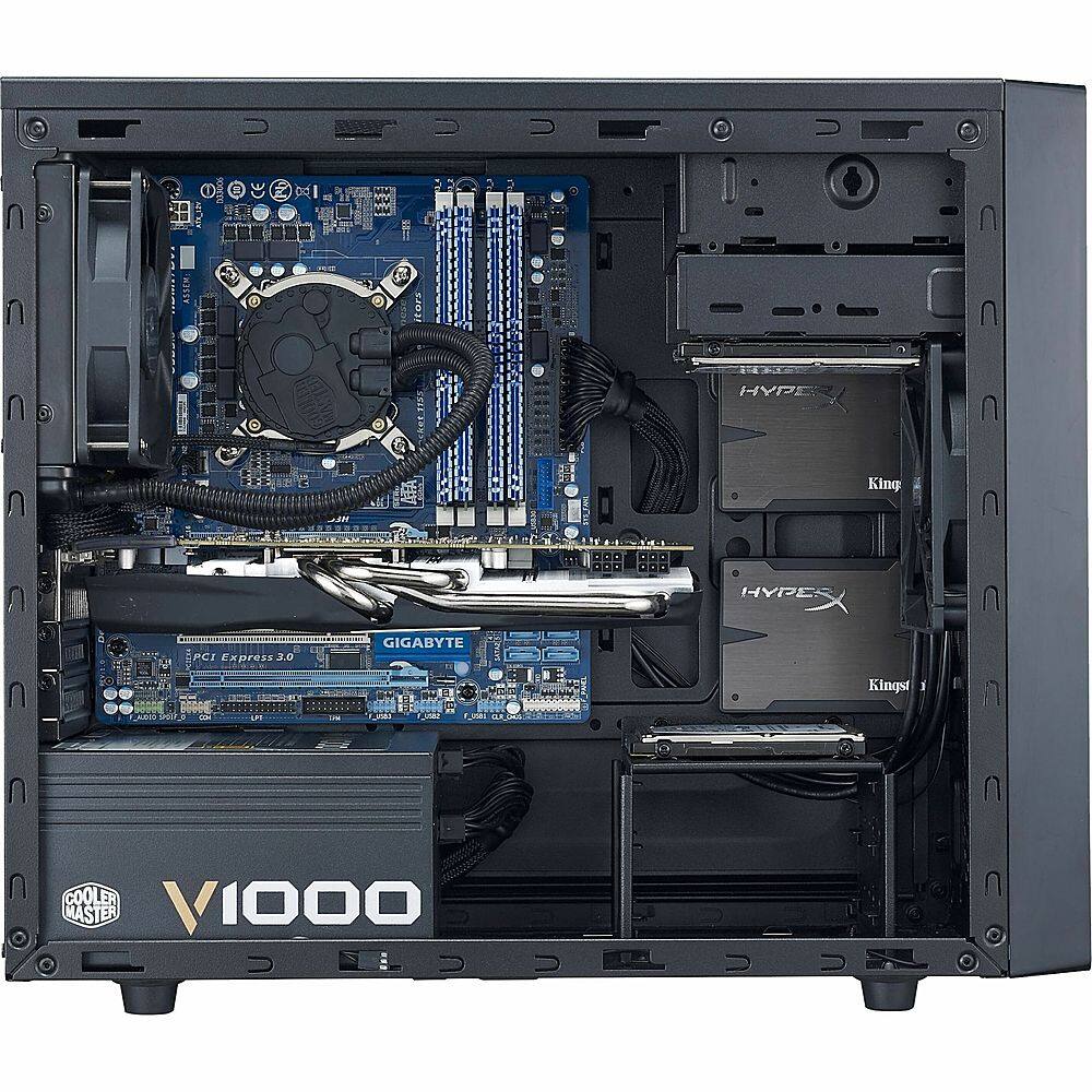 Alt View 22. Cooler Master - NSE-200-KKN1 Micro ATX/Mini ITX Mini-tower Case - Midnight Black.
