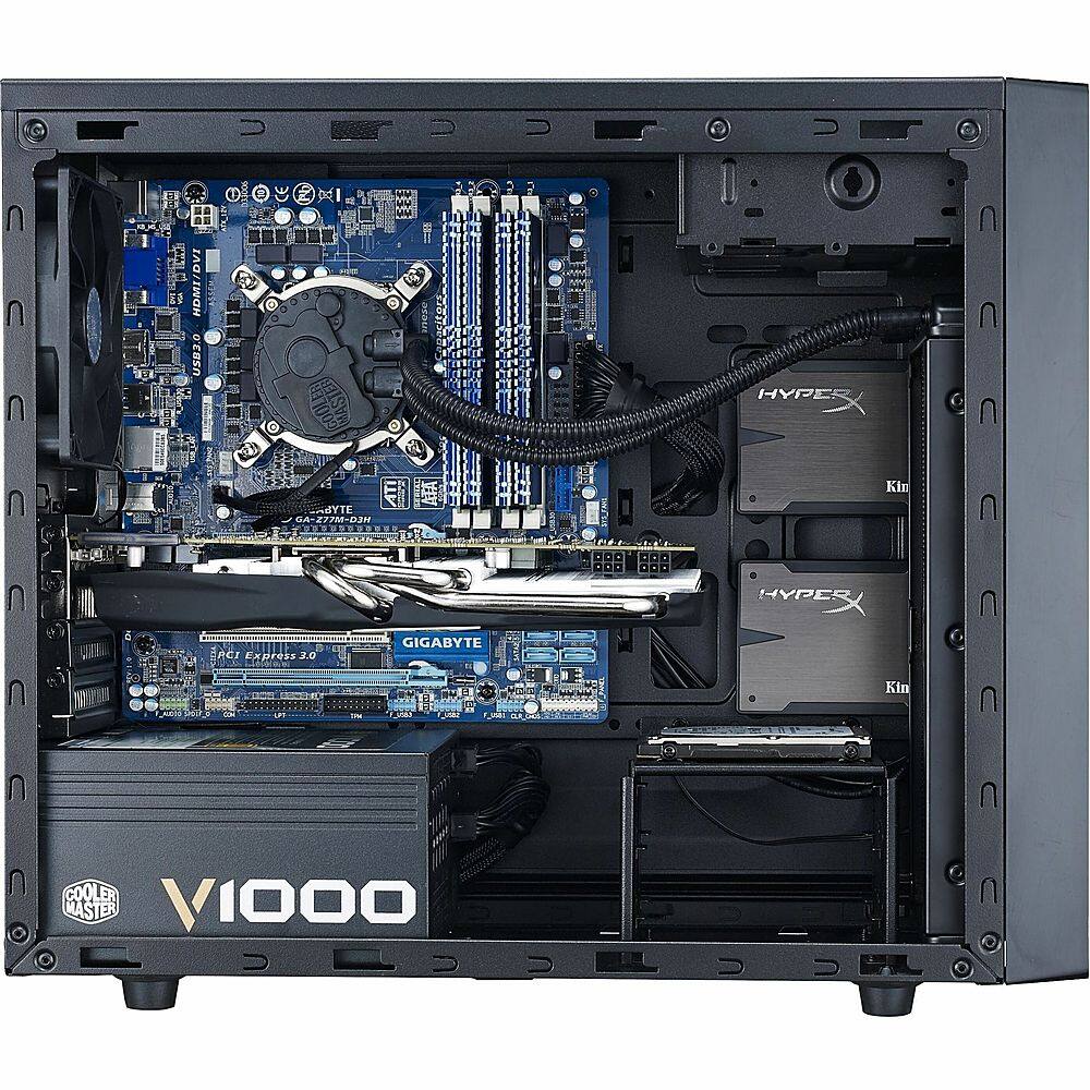 Alt View 25. Cooler Master - NSE-200-KKN1 Micro ATX/Mini ITX Mini-tower Case - Midnight Black.
