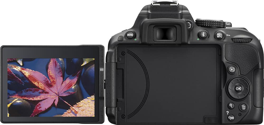 Alt View 14. Nikon - D5300 DSLR Camera with AF-P VR DX 18-55mm and AP-P DX 70-300mm Lenses - Black.