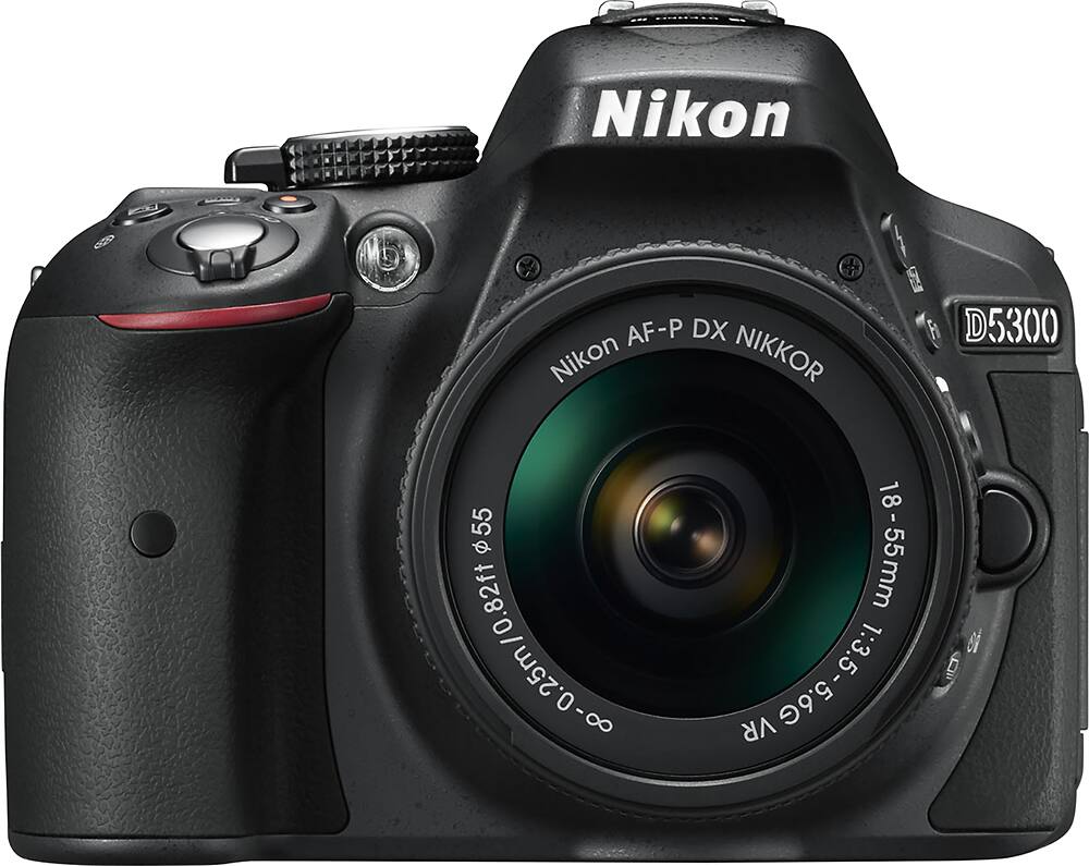 Alt View 18. Nikon - D5300 DSLR Camera with AF-P VR DX 18-55mm and AP-P DX 70-300mm Lenses - Black.