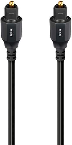 AudioQuest - 10' Digital Optical Audio Cable - Gray/Gray stripe - Larger Front