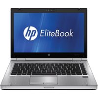 HP - EliteBook 14" Refurbished Laptop - Intel Core i5 - 8GB Memory - 320GB Hard Drive - Silver - Front_Zoom