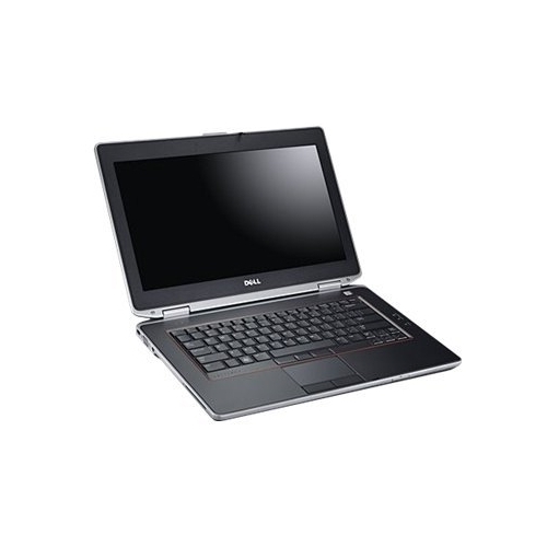 Left View: Dell - Latitude 14" Refurbished Laptop - Intel Core i7 - 8GB Memory - 256GB Solid State Drive - Black