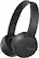 Angle. Sony - ZX220BT Wireless On-Ear Headphones - Black.