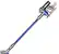 Alt View 17. Dyson - V6 Total Clean Bagless Cordless Hand Vac - Blue/nickel.