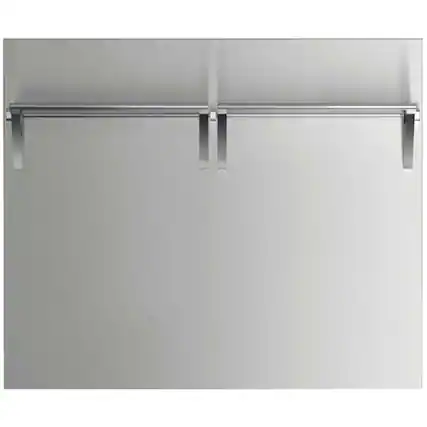 Front. Fisher & Paykel - Backguard for Cooktops - Brushed Stainless Steel.