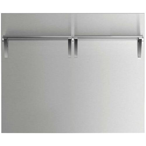 Front. Fisher & Paykel - Backguard for Cooktops - Brushed Stainless Steel.
