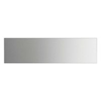Fisher & Paykel - Backguard for Cooktops - Brushed Stainless Steel - Front_Zoom