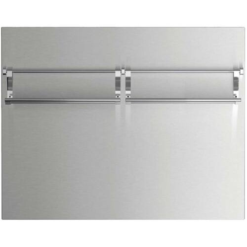 Front. Fisher & Paykel - Backguard for Ranges - Brushed Stainless Steel.
