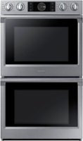Samsung - 30" Double Wall Oven with Flex Duo, Steam Cook and WiFi - Stainless steel - Front_Zoom