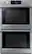 Front. Samsung - 30" Double Wall Oven with Flex Duo, Steam Cook and WiFi - Stainless Steel.