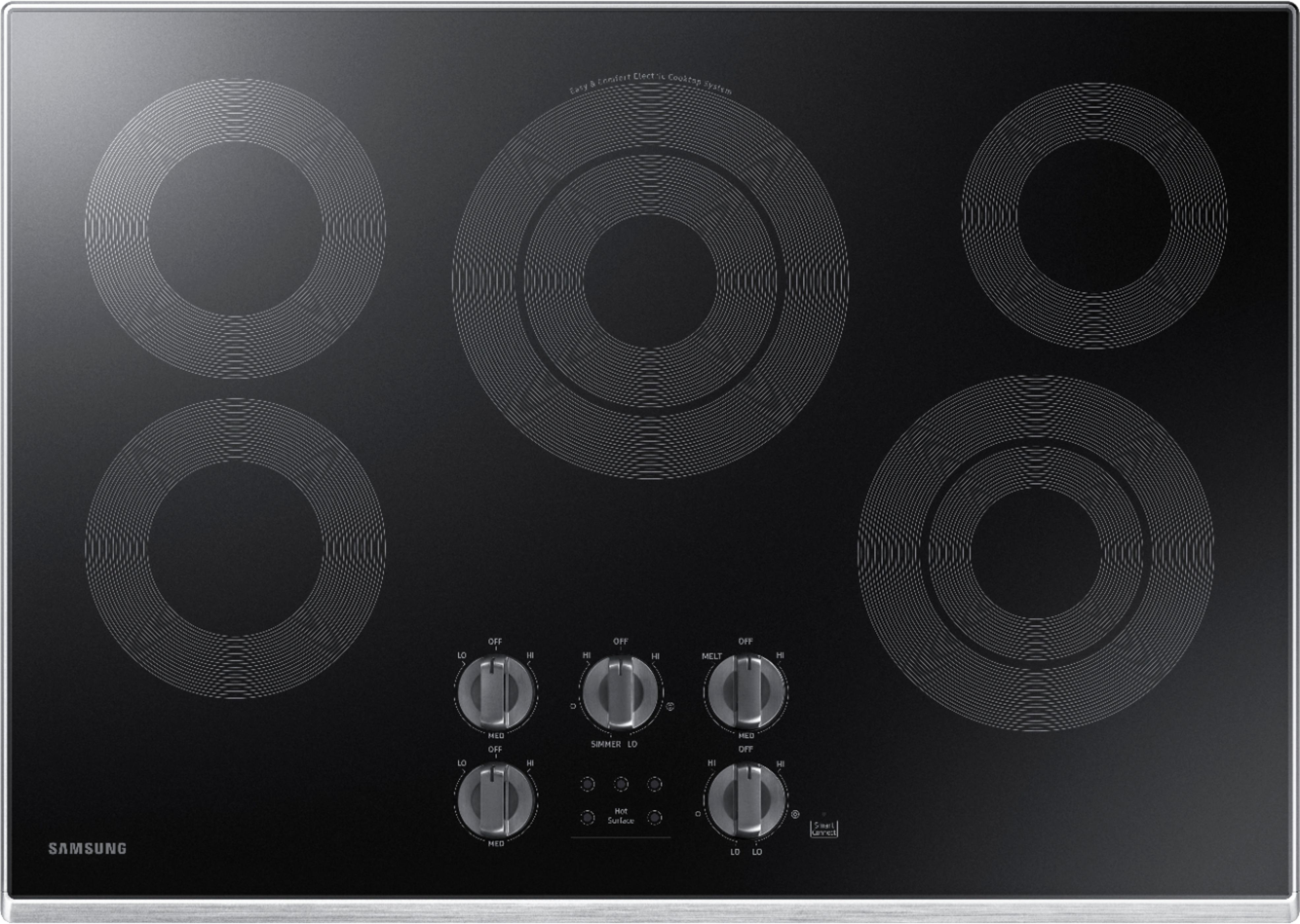 Samsung - 30" Electric Cooktop with WiFi - Stainless steel