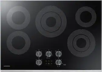 Samsung - 30" Electric Cooktop with WiFi - Stainless Steel