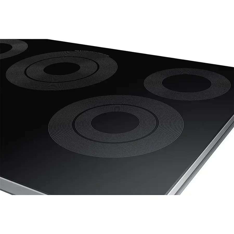 Alt View 11. Samsung - 30" Electric Cooktop with WiFi - Stainless Steel.