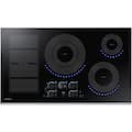 Samsung - 36" Induction Cooktop with WiFi and Virtual Flame - Stainless Steel
