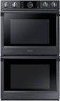 NQ70CG700DMTAA by Samsung - Bespoke 30 Microwave Combination Wall Oven  with with Flex Duo™ in Matte Black Steel