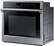 Left. Samsung - 30" Single Wall Oven with Steam Cook and WiFi - Stainless Steel.