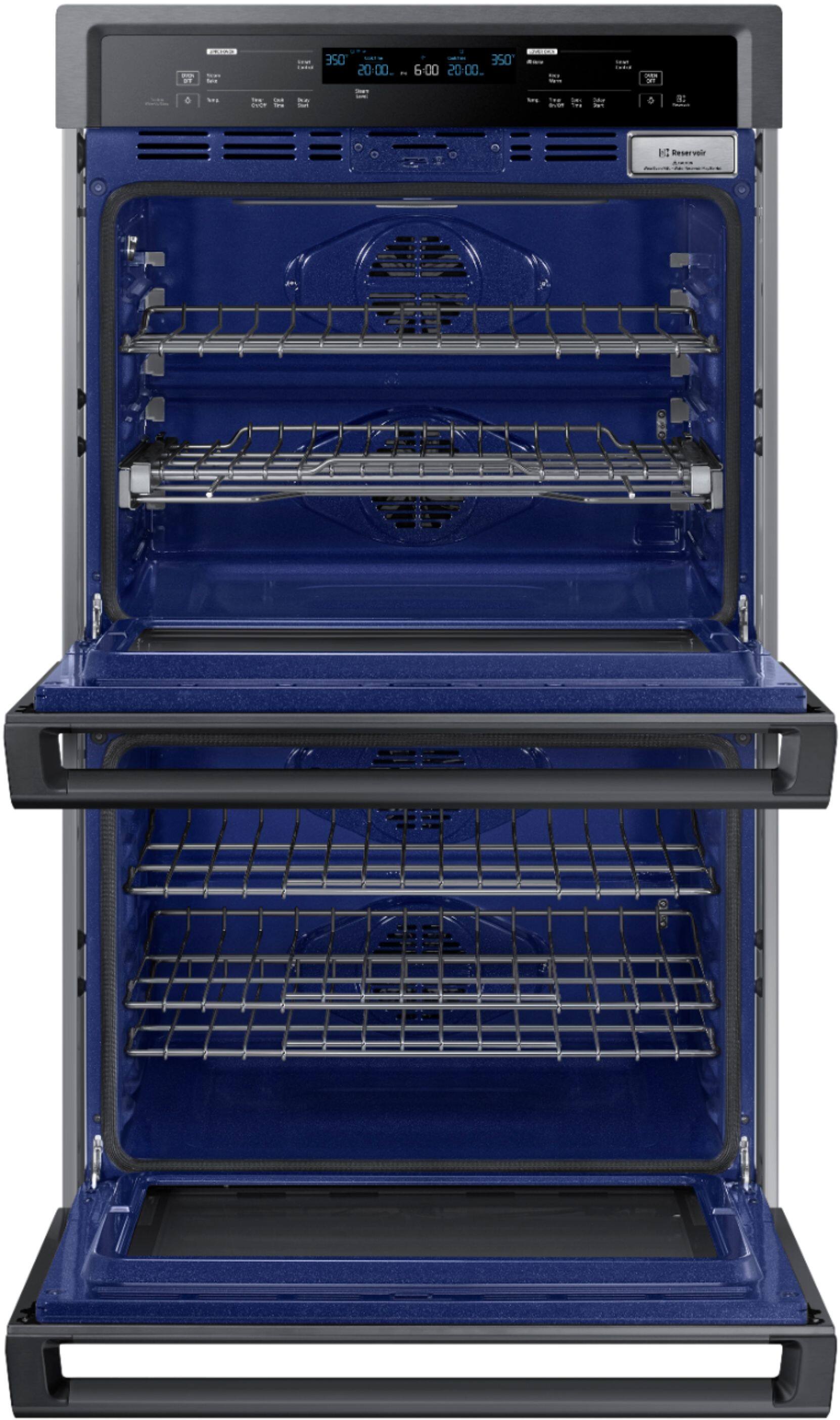 Samsung 30" Double Wall Oven with Steam Cook and WiFi Fingerprint