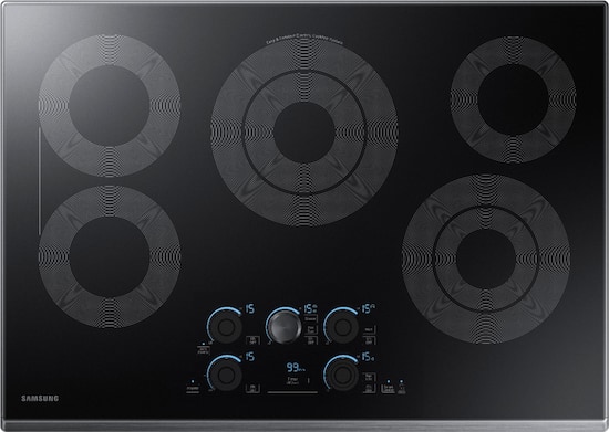 Samsung 30 Fingerprint Resistant Electric Cooktop Black Stainless