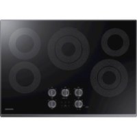 Samsung - 30" Electric Cooktop with WiFi - Black stainless steel - Front_Zoom