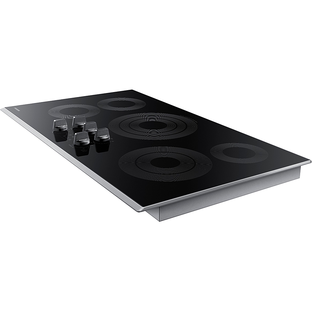 Angle View: Sedona By Lynx - 12" Gas Cooktop - Silver