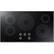 Front. Samsung - 36" Electric Cooktop with WiFi and Rapid Boil - Stainless Steel.