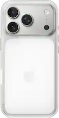 Front. Apple - iPhone 17 Pro Case with MagSafe - Clear.