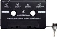 Front Zoom. iSimple - Call Cassette Adapter - Black.