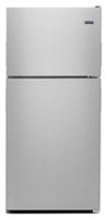 Maytag - 20.5 Cu. Ft. Top-Freezer Refrigerator - Stainless steel - Front_Zoom