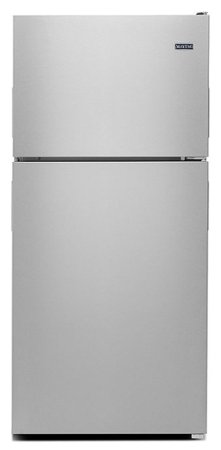 Maytag - 20.5 Cu. Ft. Top-Freezer Refrigerator - Stainless Steel