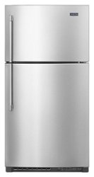 Maytag - 21.2 Cu. Ft. Top-Freezer Refrigerator - Stainless steel - Front_Zoom