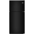 Maytag - 20.5 Cu. Ft. Top-Freezer Refrigerator - Black - Larger Front