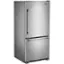 Angle. Maytag - 19 Cu. Ft. Bottom-Freezer Refrigerator with Humidity-Controlled FreshLock Crispers - Stainless Steel.