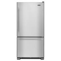Maytag - 18.6 Cu. Ft. Bottom-Freezer Refrigerator - Stainless steel - Front_Zoom