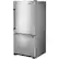 Left. Maytag - 19 Cu. Ft. Bottom-Freezer Refrigerator with Humidity-Controlled FreshLock Crispers - Stainless Steel.