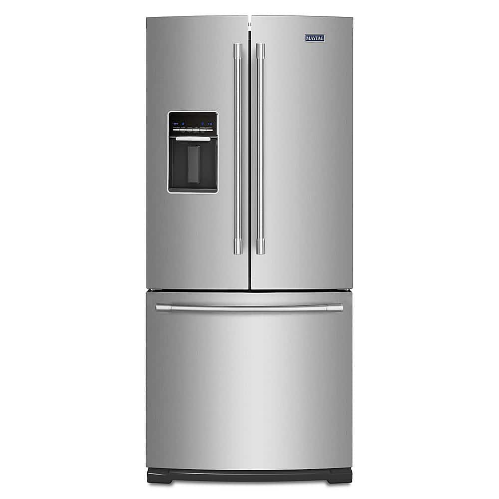 Maytag Maytag - 20 cu. ft. French Door Refrigerator with Exterior Water Dispenser - Stainless Steel 0