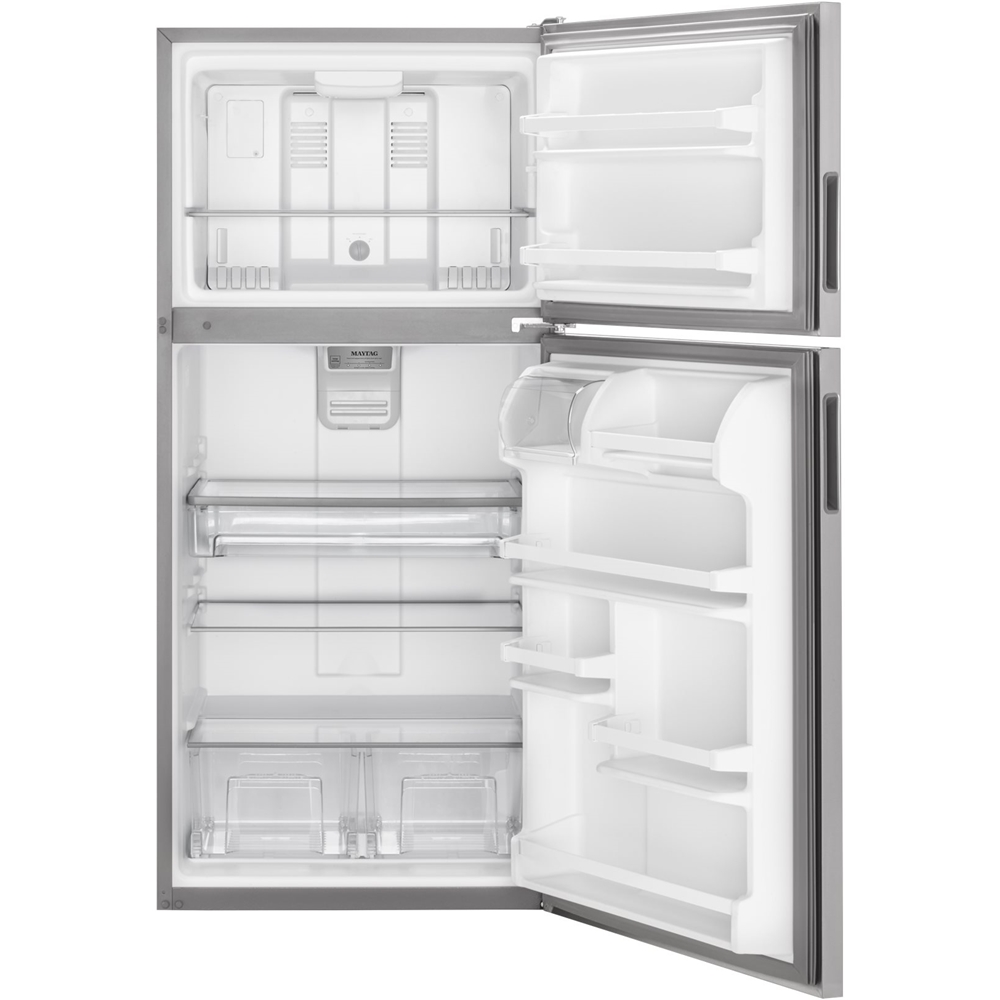 Maytag 18.1 Cu. Ft. TopFreezer Refrigerator Monochromatic stainless