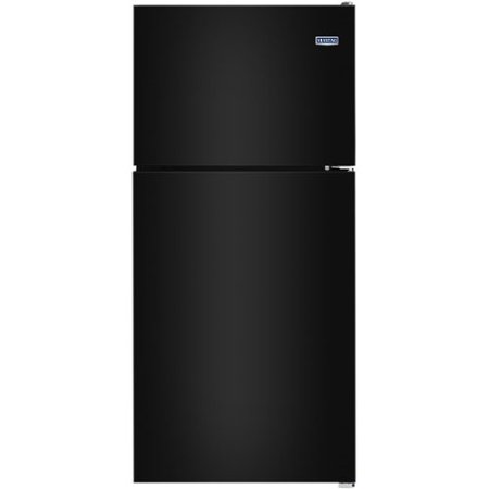 Maytag - 18.1 Cu. Ft. Top-Freezer Refrigerator - Black