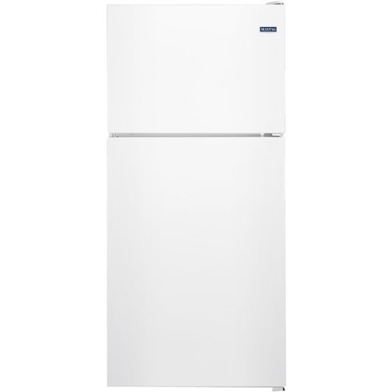 Front Zoom. Maytag - 18.1 Cu. Ft. Top-Freezer Refrigerator - White.