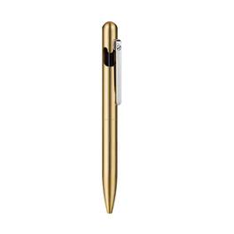 Steel Horse Leather - The Axis | Bolt Action Pen - Brass