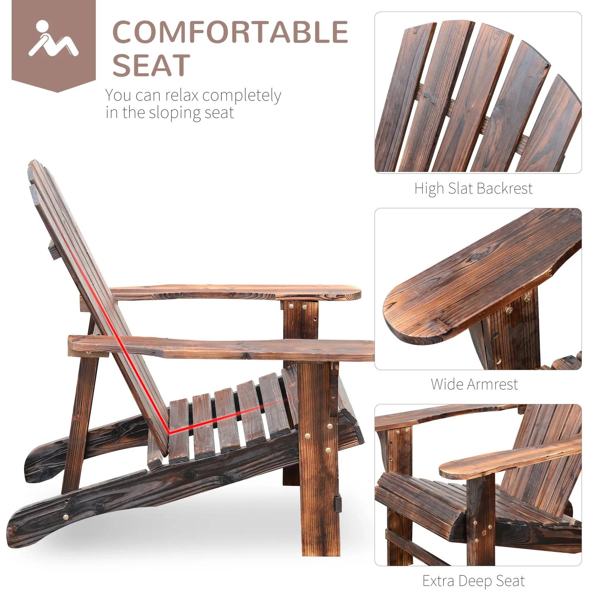 COMFORTABLE SEAT  
You can relax completely in the sloping seat  

High Slat Backrest  
Wide Armrest  
Extra Deep Seat
