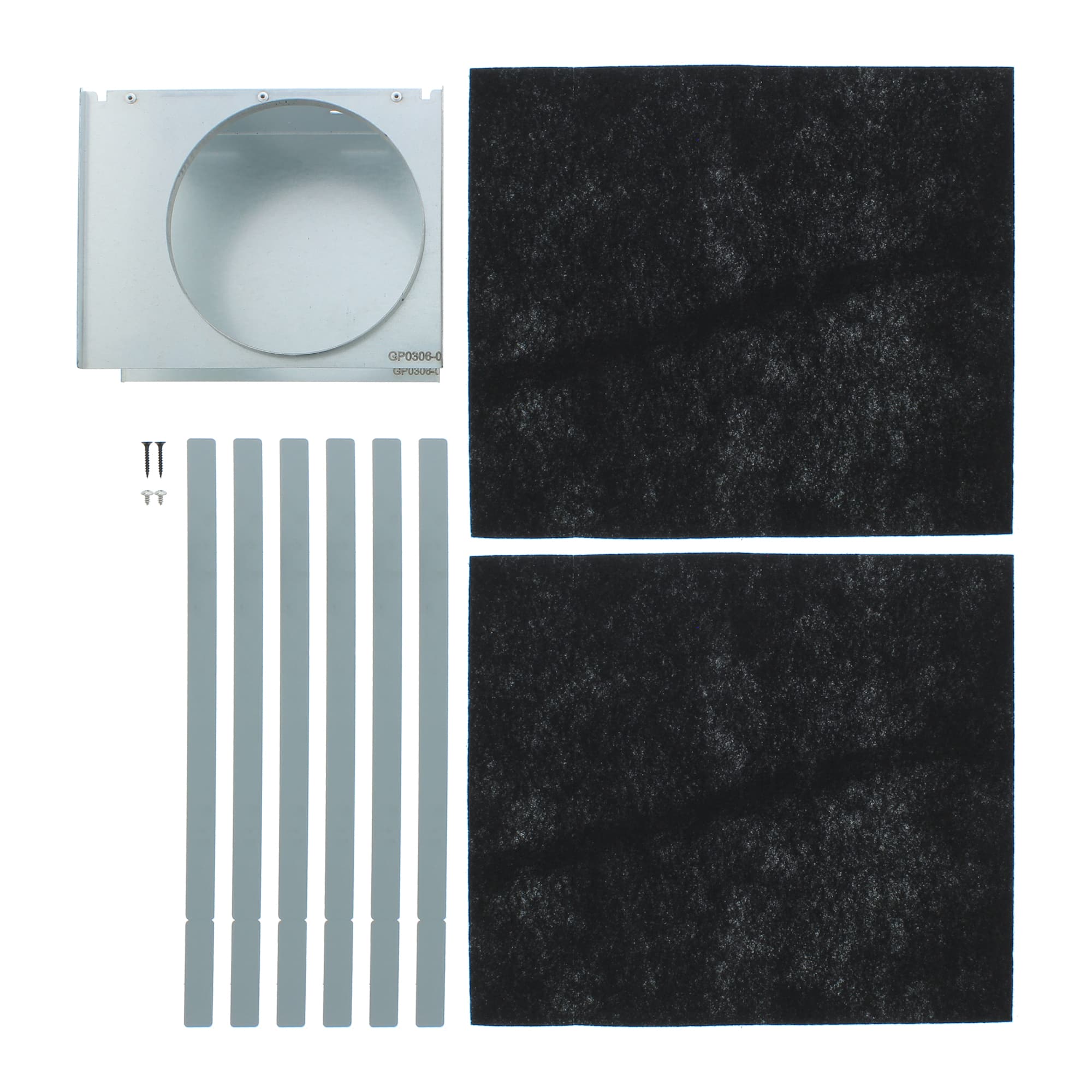 Zephyr - Recirculating Kit for BVE-C Range Hood - Stainless Steel/Glass - Front_Zoom