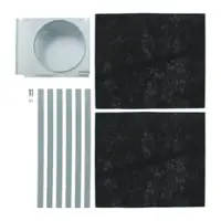 Zephyr - Recirculating Kit for BVE-C Range Hood - Stainless Steel + Glass - Front_Zoom