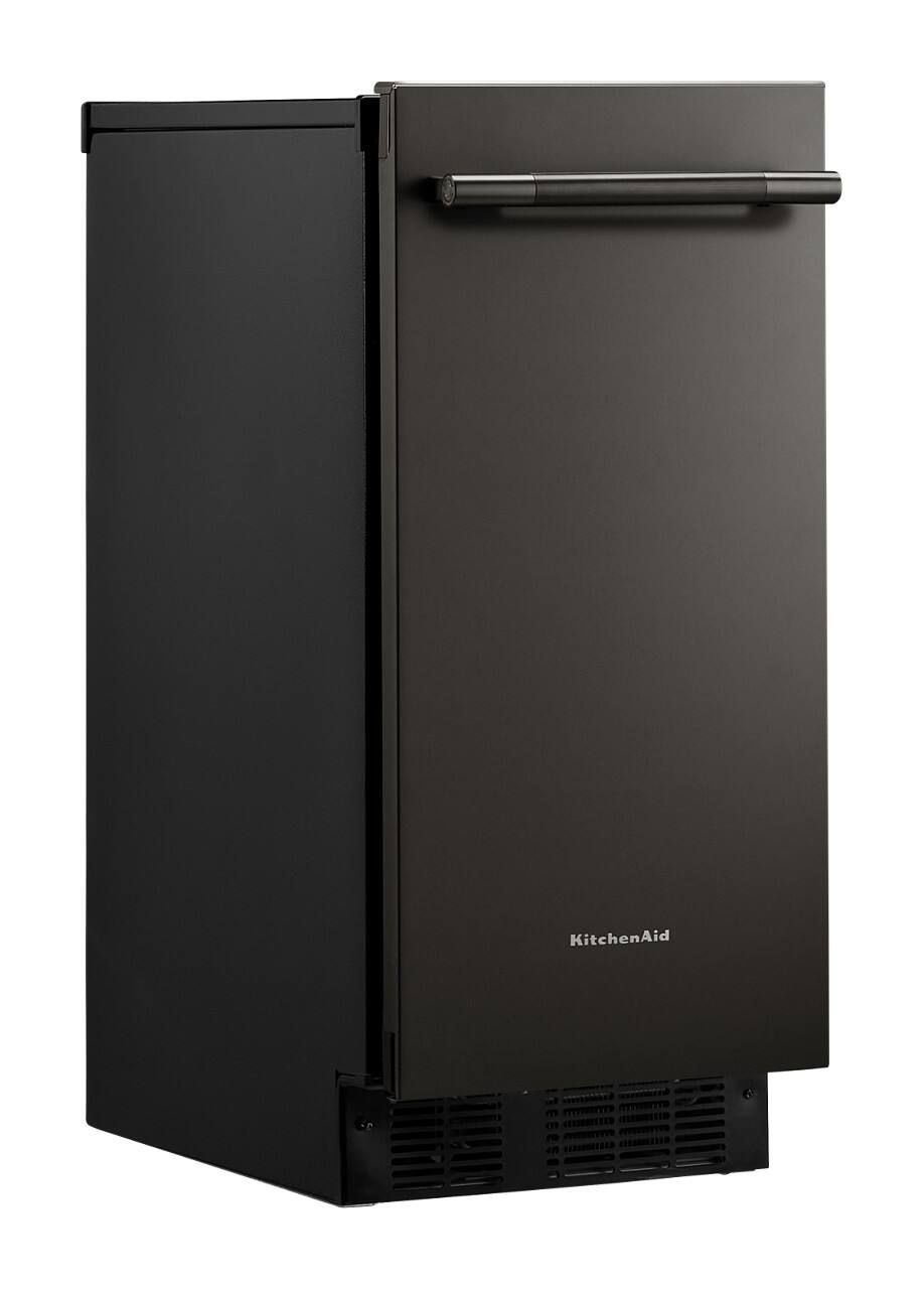 Alt View 10. KitchenAid - 15 inch 25-Lb. Ice Maker - Black Ore.