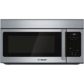 Front Zoom. Bosch - 300 Series 1.6 Cu. Ft. Over-the-Range Microwave - Stainless steel.