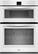 Front Standard. Whirlpool - 30" Single Electric Convection Wall Oven with Built-In Microwave - White.