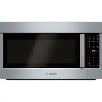 Bosch - 500 Series 2.1 Cu. Ft. Over-the-Range Microwave - Stainless Steel - Front_Zoom